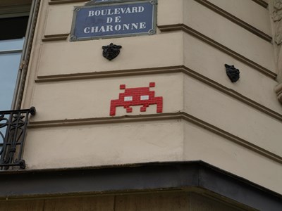 photo graffiti Paris 20eme arrondissement